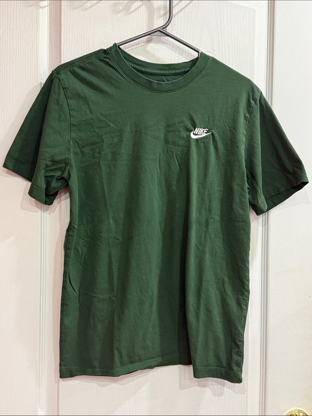 Nike Men's Dark Green Short Sleeve Logo Tee